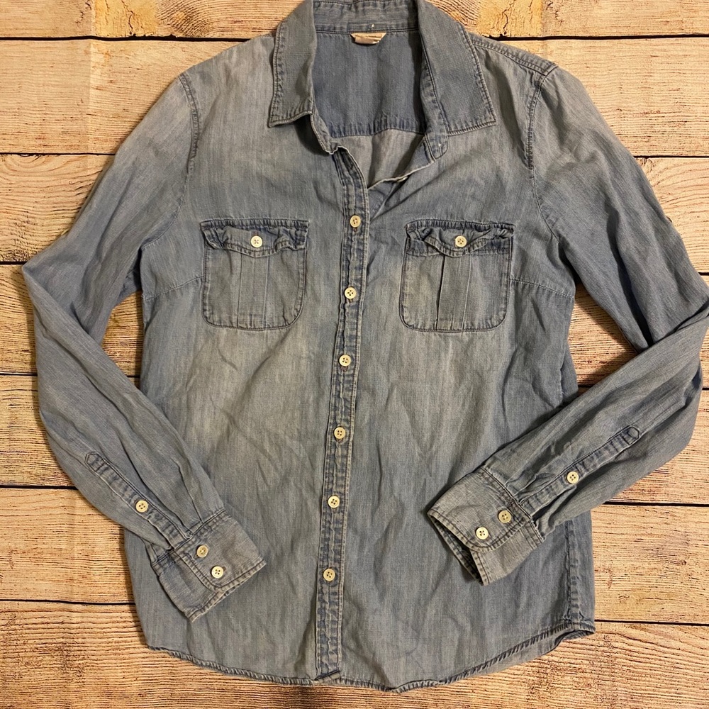 Jcrew chambray shirt 6
